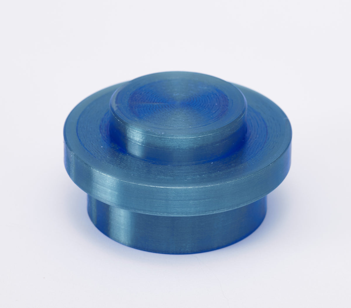 Limited Edition Colors: Translucent 1x1 Round Plate (10x): color blue