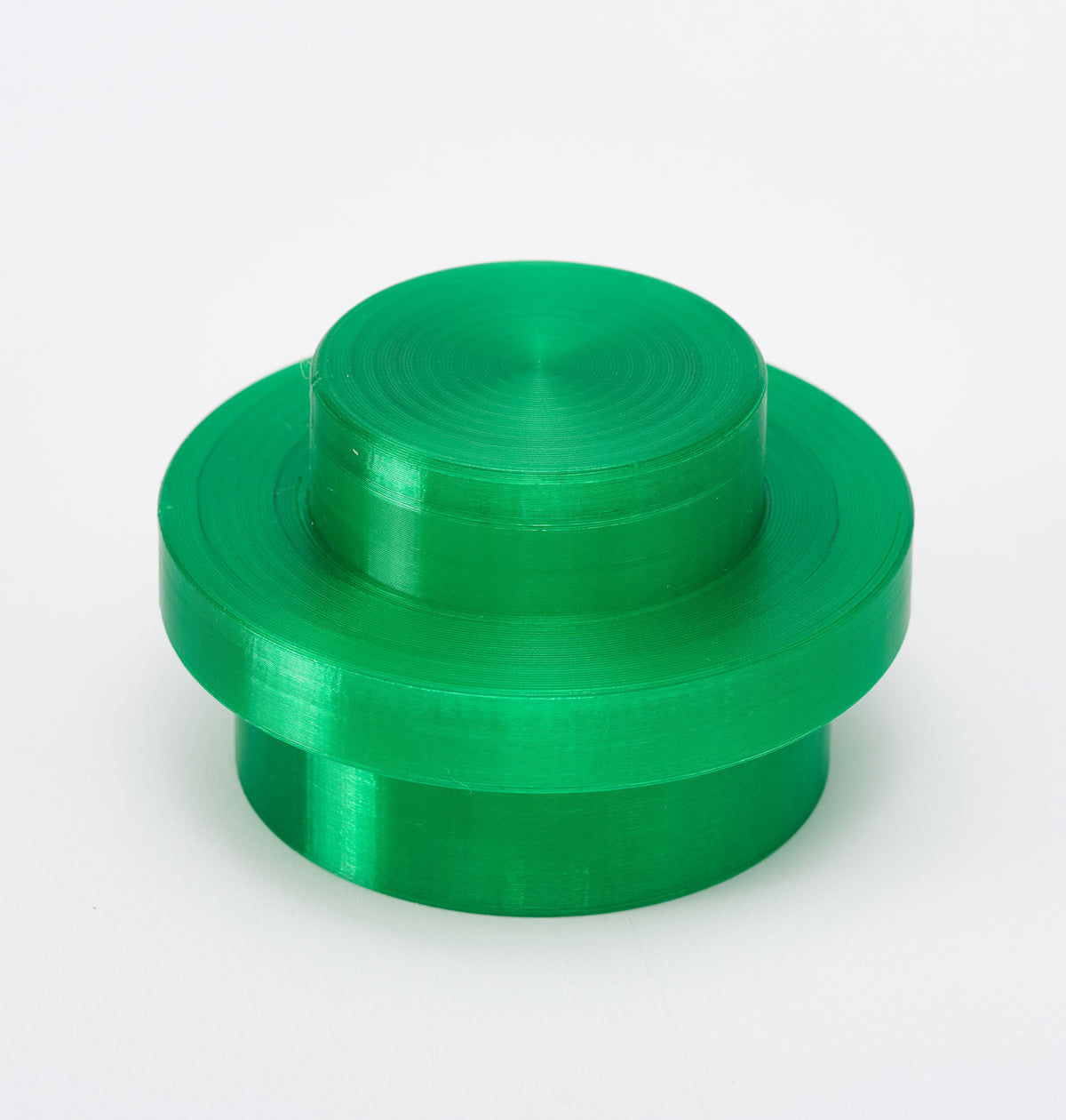 Translucent 1x1 Round Plate (10x): color green