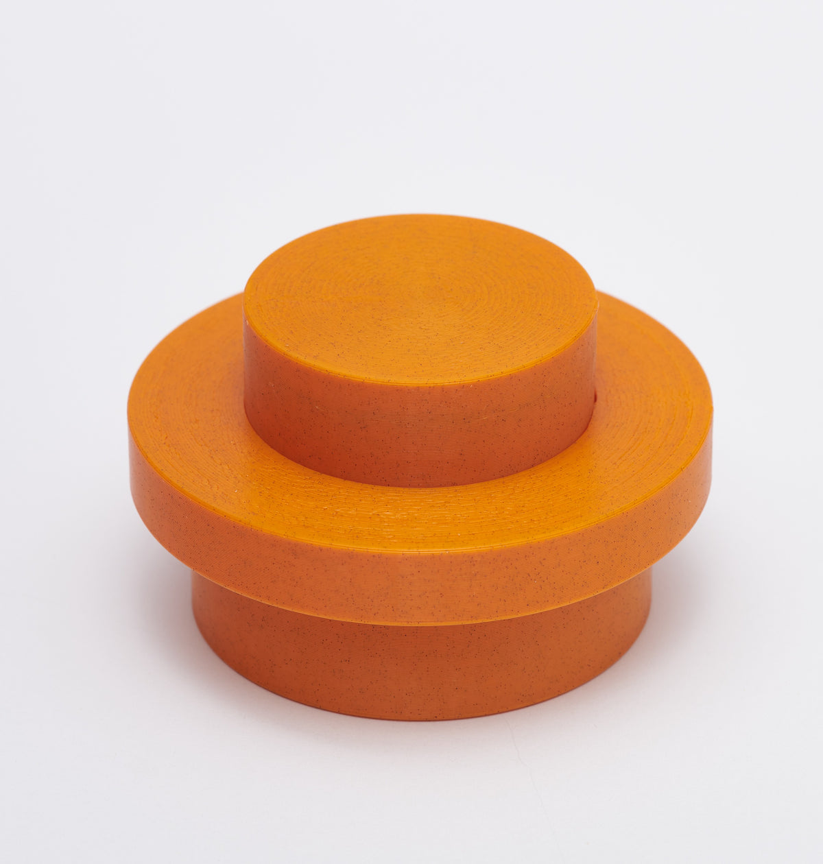 Limited Edition Colors: Translucent 1x1 Round Plate (10x): color orange