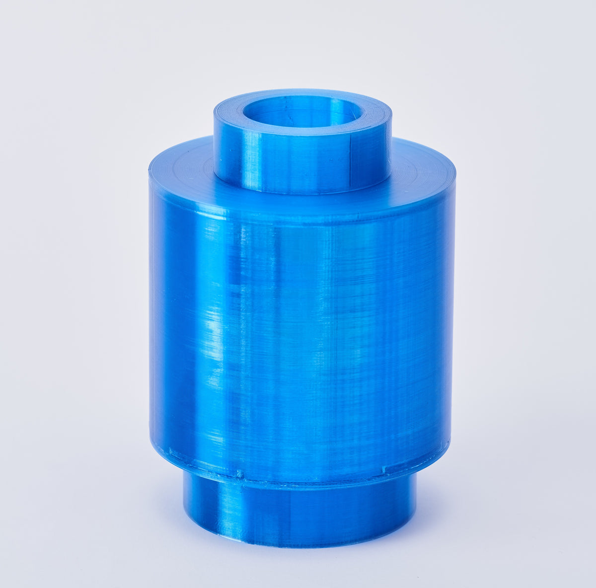 Translucent 1x1 Round Brick Lamp (10x): color blue