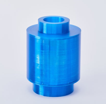 Translucent 1x1 Round Brick Lamp (10x): color blue