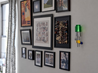 Torch Light Kit with Wall Mount & 1x1 Brick Lamp (10x): lifestyle wall