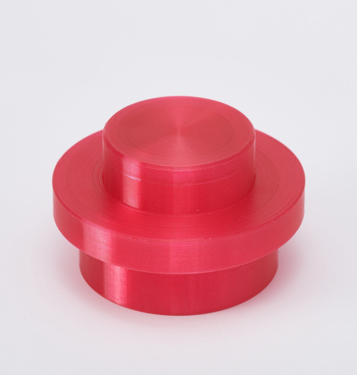 Translucent 1x1 Round Plate (10x): color red