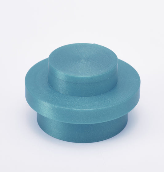 Limited Edition Colors: Translucent 1x1 Round Plate (10x): color ice blue