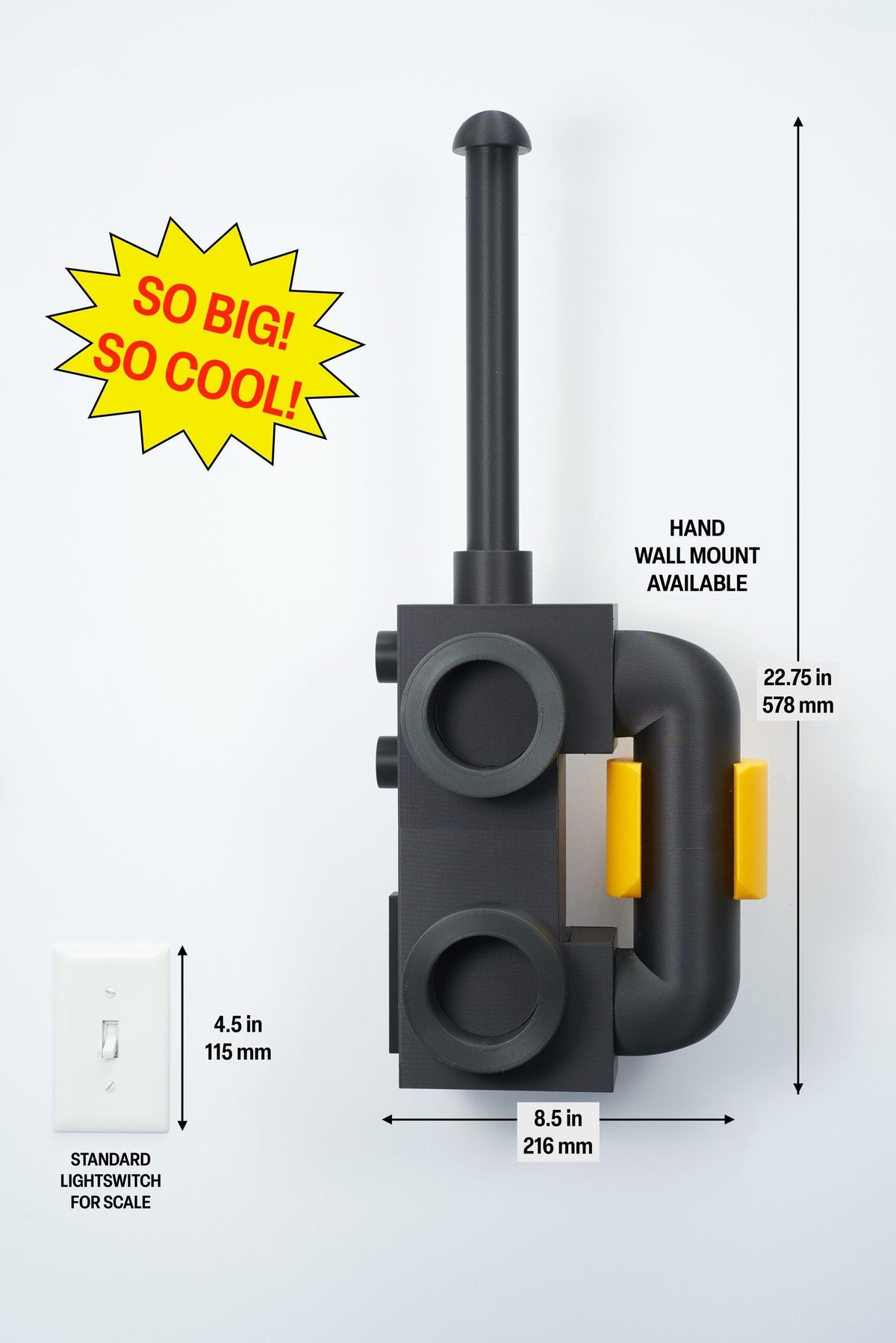 Giant Walkie Talkie Radio (20x): detail surface